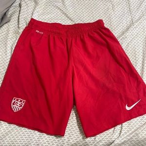 Red Men’s Nike Dry Fit Shorts